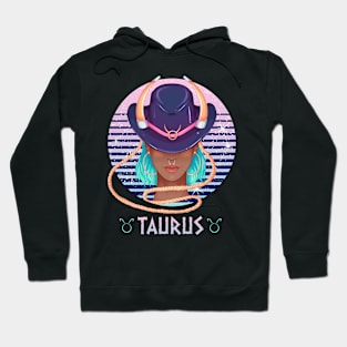 Retro Taurus Zodiac Hoodie